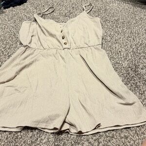 H&M Light Tan Romper